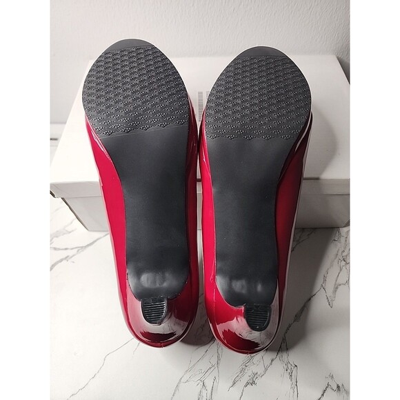 Women's Angle Steps Sophia 2 Red Shoes Low Heel Size 8.5 - Picture 5 of 9